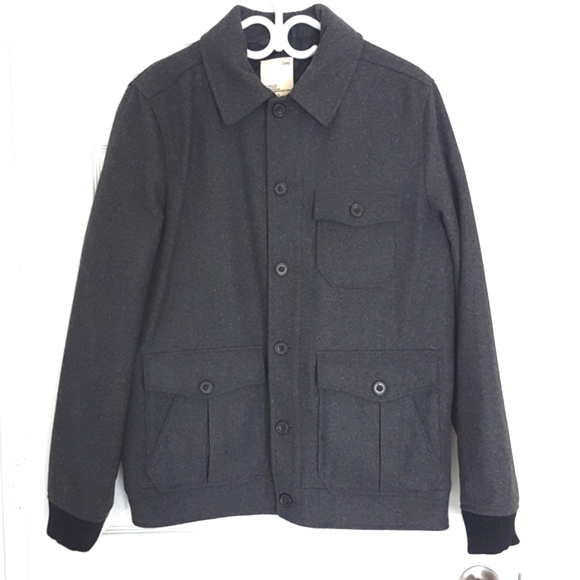 GAP - Mens Grey Coat - size large - Picture 1 of 4